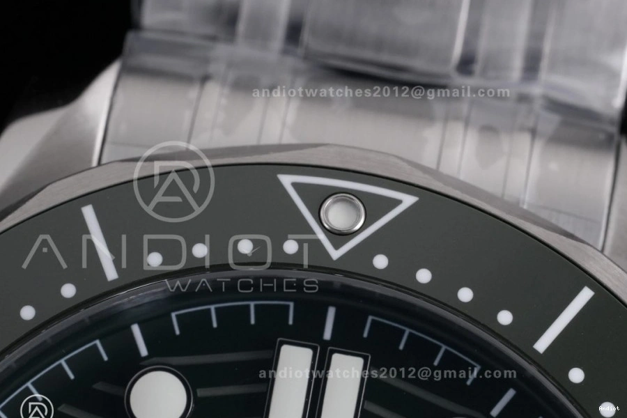 Asian V4 1:1 Green Dial Seamaster Best VSF Clone Edition Bezel Green 300M Ceramic Bracelet Super 8800 On Diver SS 1219